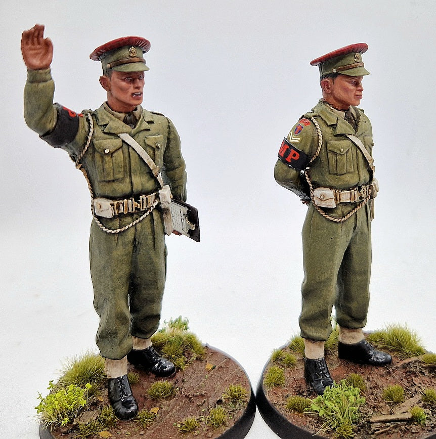 1950s/60s Military Police Figures - 1/24th Scale (75mm Scale) - KFS-199 (MP1)