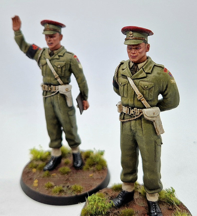 1950s/60s Military Police Figures - 1/24th Scale (75mm Scale) - KFS-199 (MP1)