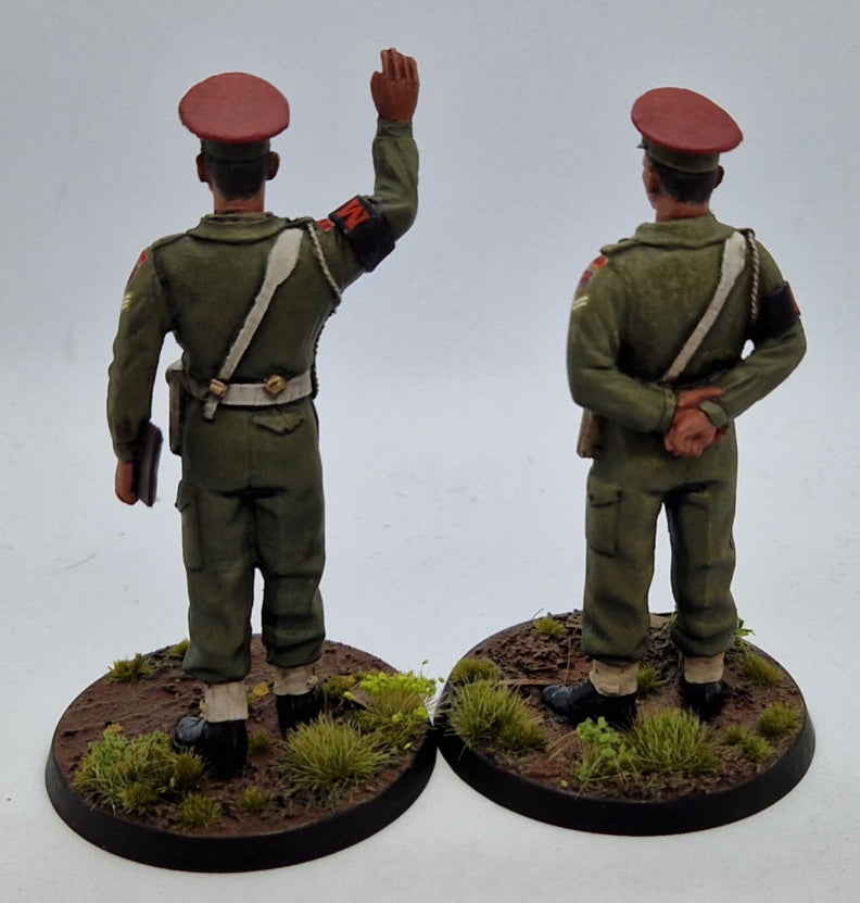 1950s/60s Military Police Figures - 1/24th Scale (75mm Scale) - KFS-199 (MP1)
