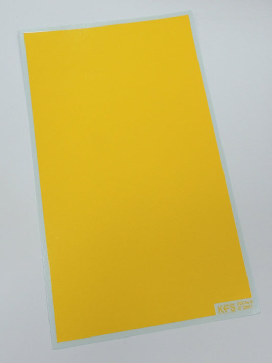 Yellow Decal Sheet