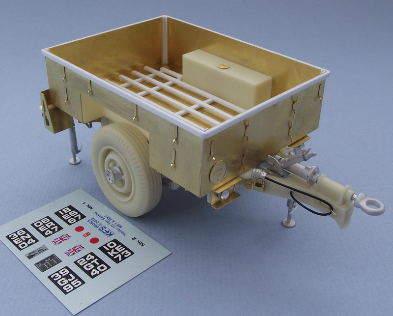 1/2 Ton Sankey Trailer Mk2  - 1/24th Scale - KFS-207 (TQ207)