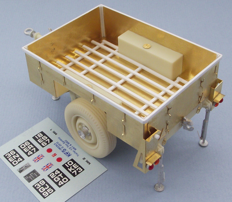 1/2 Ton Sankey Trailer Mk2  - 1/24th Scale - KFS-207 (TQ207)