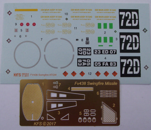 FV438 Swingfire Conversion Kit for the FV432 - 1/24th Scale - KFS-300 (TQ227)