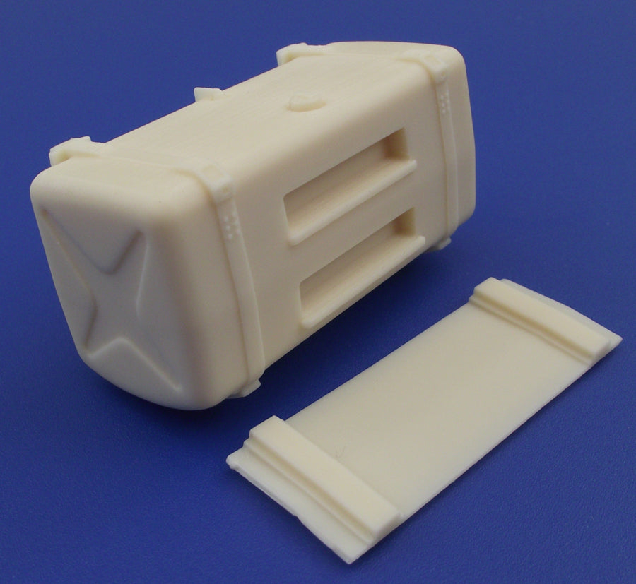 Generic 60mm Fuel Tank with Side Steps and Star Pattern End - KFS-339 (TQ84)