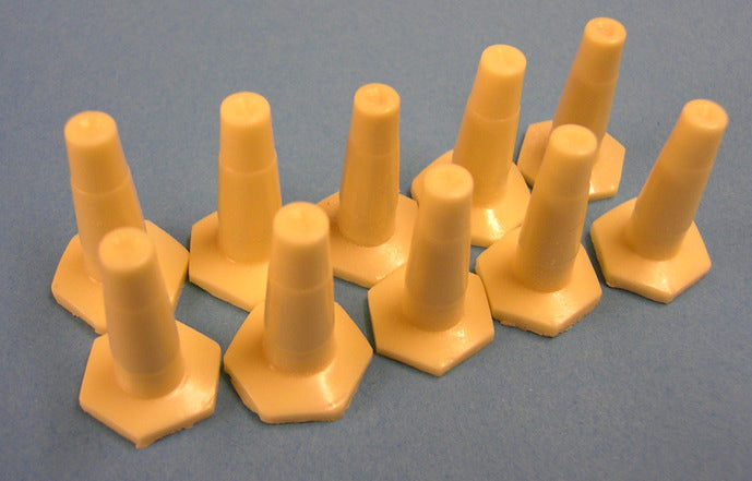 Set of 10 Road Traffic Cones - KFS-201 (TQ113)
