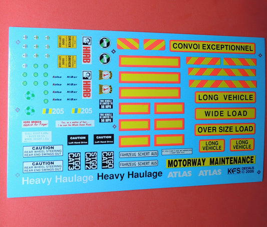 Heavy Goods Vehicle decals