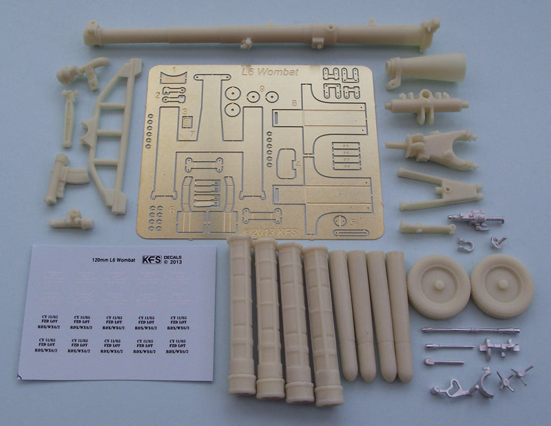 120mm L6 Wombat - 1/24th Scale -KFS-233 (TQ210)