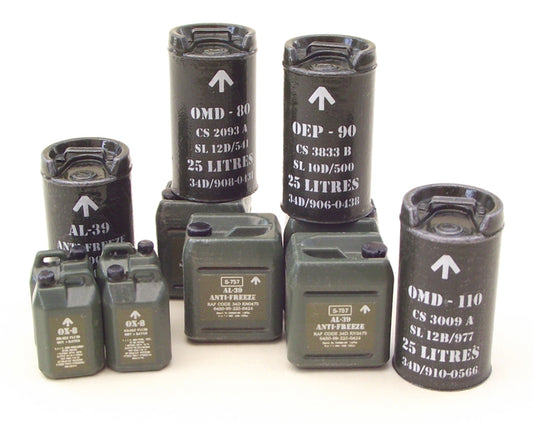 Oil Can Container Set (sets of 6) (5L/15L/25L) - KFS-222/KFS-223/KFS-224 (TQ152)